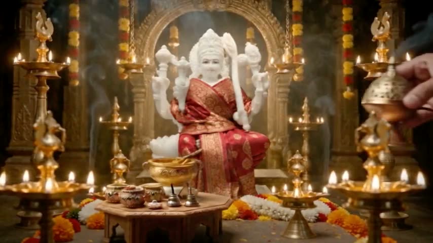 Ālepa Maṇḍapa Praveśam The Divine Mother Enters The Chamber Of Fragrance.