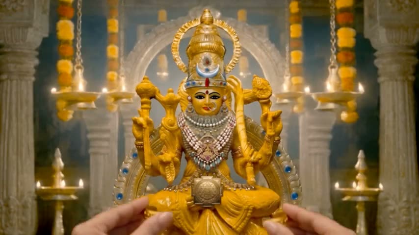 Valayāvalī Bangles are offered To The Divine Mother.