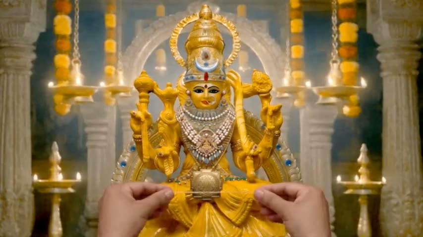 Kaṭisūtram The Waist Thread is offered To The Divine Mother.