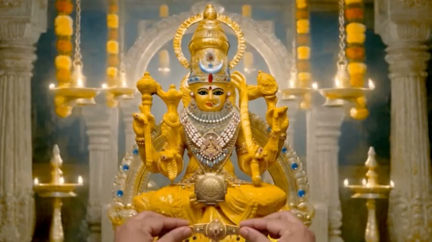 Saubhāgyābharaṇam The Auspicious Waist Ornament is offered To The Divine Mother.