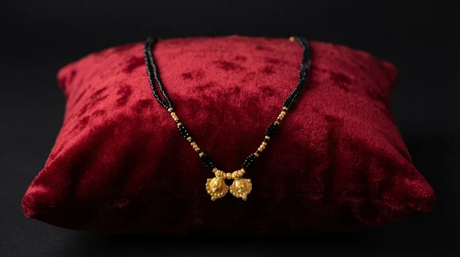 Prathama Bhūṣaṇam The Mangalsutra is offered To The Divine Mother.