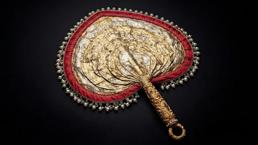 Tālavṛntam দিব্য জননীকে তালপাতার পাখা নিবেদন করা হয়।
